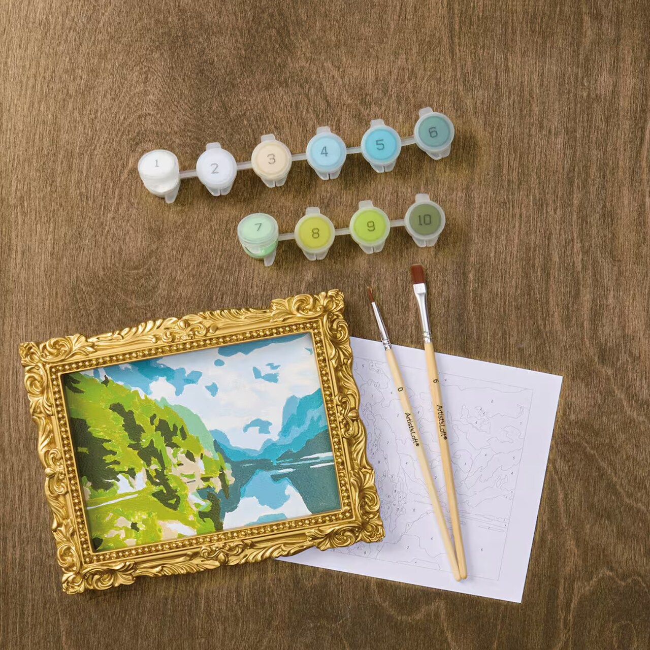 Tuesday Open Classroom Event: Guided Art – Paint By Number Frames